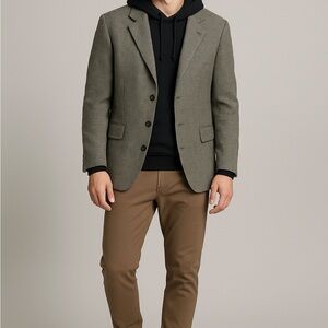 Oscar de la renta Men's Classic Gray Blazer 42R